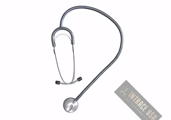 Anestophon Diagnostic Stethoscope - Ultra-Slim Aluminum Medical Acoustic Tool - Intrace USA