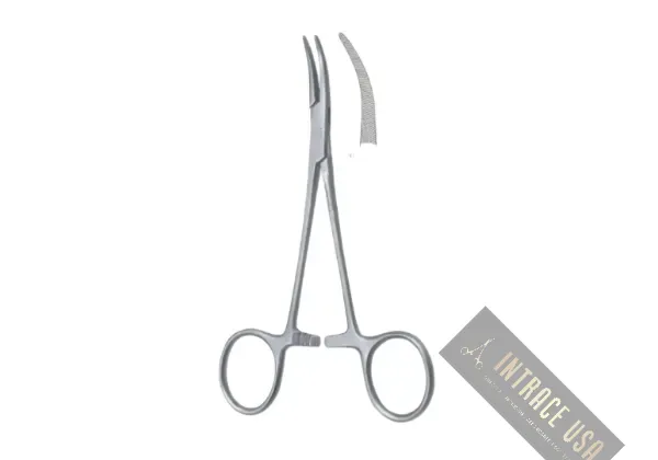 Cross Serrated Artery Forceps - Stainless Steel High-Traction Surgical Clamping Tool - Intrace USA