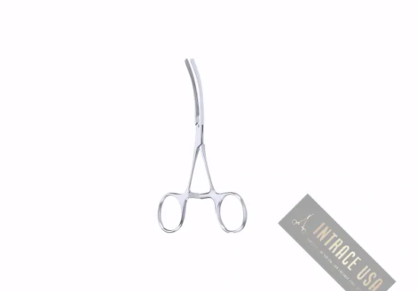 Baby Kocher Forcep - Delicate 1x2 Teeth Stainless Steel Surgical Instrument - Intrace USA