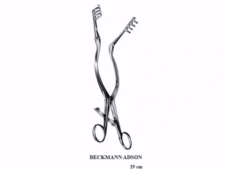 Beckmann-Adson Retractor 31c.0m 25.0x45.0mm 4.0x4.0 Teeth
