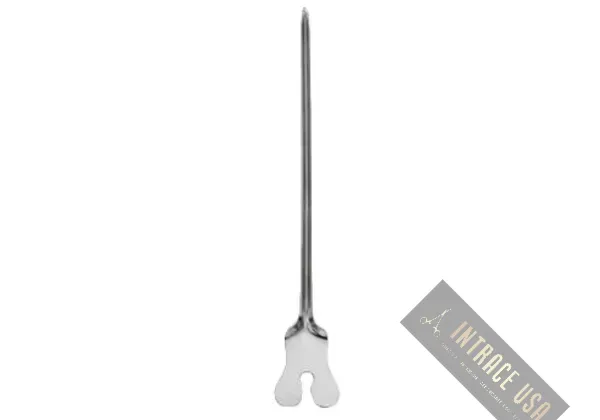 Brodie Diagnostic Probe and Director - Stainless Steel Winged Medical Exploration Tool - Intrace USA