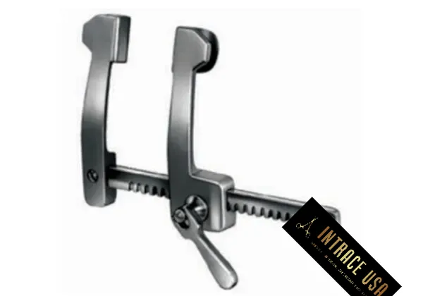 Castaneda Rib Spreader - Surgical Grade Pediatric Thoracic Retractor for Cardiovascular Surgery - Intrace USA