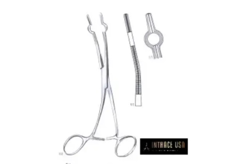 Cooley Vascular Forcep - Surgical Grade Atraumatic Cardiovascular Instrument - Intrace USA