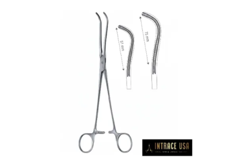 DeBakey Dissecting and Ligature Forcep - Surgical Grade Atraumatic Cardiovascular Instrument - Intrace USA