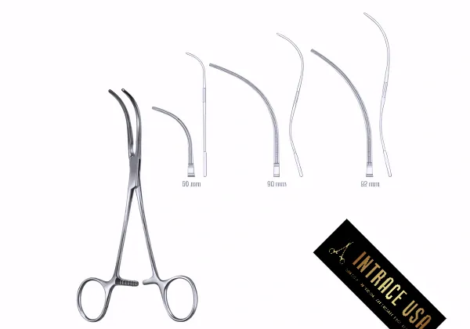 DeBakey Peripheral Vascular Clamp - Surgical Grade Atraumatic Cardiovascular Instrument - Intrace USA