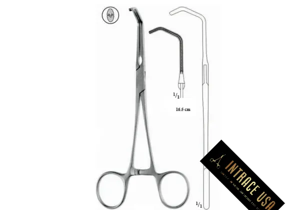 DeBakey-Beck Vascular Forcep - Surgical Grade Atraumatic Partial Occlusion Instrument - Intrace USA