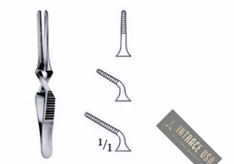 Diethrich featherlight micro-coronary bulldog clamp with sprung shanks and atraumatic jaw