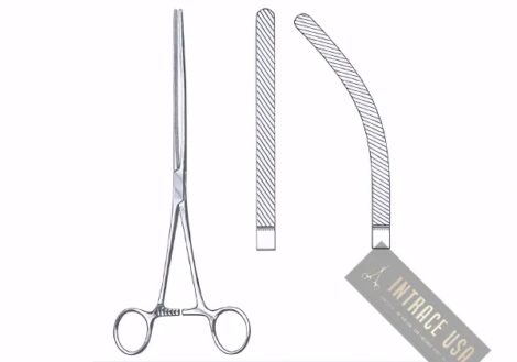 Doyen Intestinal Forcep - Atraumatic Stainless Steel Surgical Instrument - Intrace USA