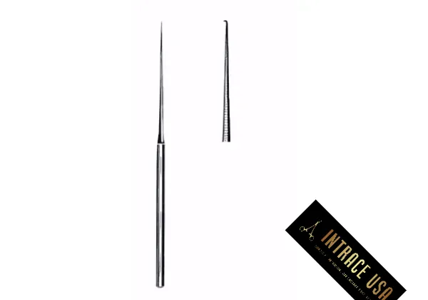 Fisch Ear Hook - Surgical Grade 0.2mm Micro Hook for ENT - Intrace USA