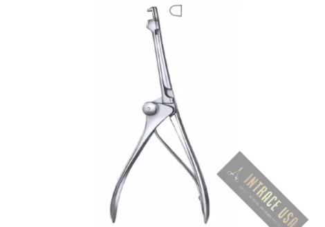 Hajek-Claus Punch Forcep - Surgical Grade Stainless Steel Upward Cutting Sphenoid Bone Punch - Intrace USA