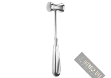 Hajek Bone Mallet - Stainless Steel ENT Surgical Impact Tool - Intrace USA