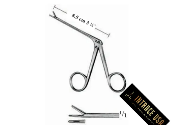 Hartmann-Noyes Ear Polypus Forcep - Surgical Grade Alligator Forceps for Ear Surgery - Intrace USA