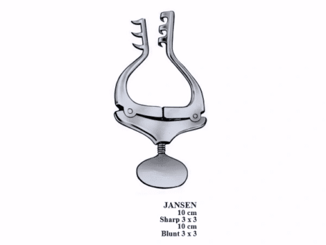 Jansen Retractor 10. 3.0x3.0 teeth