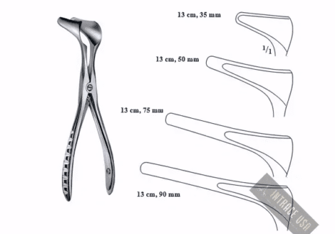 Killian Nasal Speculum - Surgical Grade Stainless Steel Deep Nasal Dilation Instrument - Intrace USA