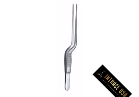 Lucae Ear Dressing Forcep - Surgical Grade Bayonet Forceps for Ear Packing - Intrace USA