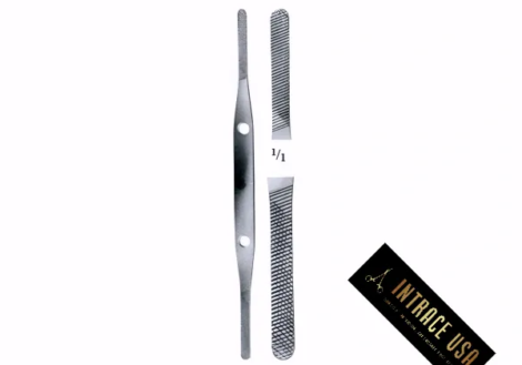 Masing Nasal Rasp - Double-Ended Surgical Grade Stainless Steel Bone Filing Instrument - Intrace USA