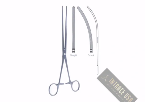 Mayo-Robson Forcep - Non-Crushing Stainless Steel Surgical Instrument - Intrace USA