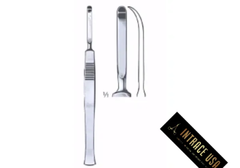 McKenty Septum Periosteal Elevator - Surgical Grade Stainless Steel Teardrop Tip Tissue Undermining Instrument - Intrace USA