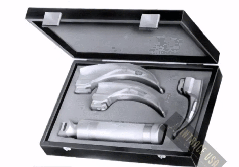 Mcintosh Laryngoscope Set With 3 Blades