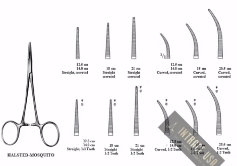Micro-Mosquito Artery Forceps
