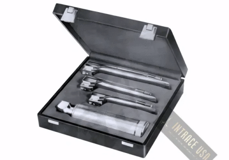 Miller Laryngoscope Set With 3 Blades