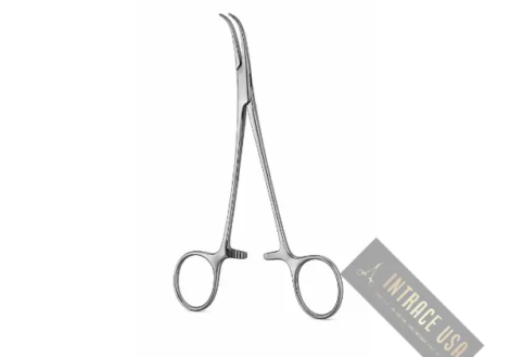 Mixter Hemostatic Forceps - Stainless Steel Right-Angle Surgical Clamping and Dissecting Tool - Intrace USA