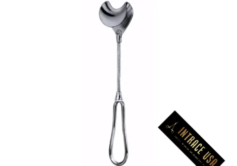 Mod. Martin Cheek and Lip Retractor - Double-Ended Medical-Grade Steel Surgical Retractor - Intrace USA