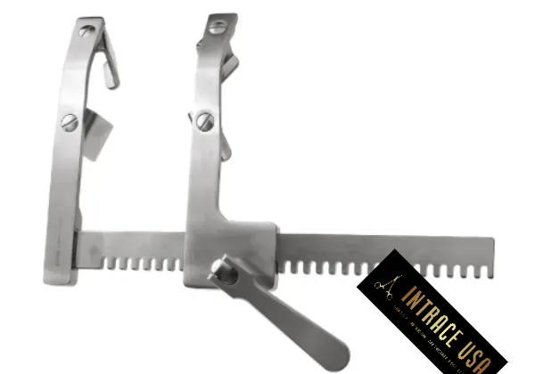 Morse-Favaloro Rib Spreader - Surgical Grade 4-Blade Thoracic Retractor - Intrace USA