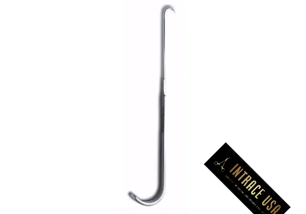 News Tracheal Retractor - Surgical Grade Sharp Single-Prong Hook for Airway Stabilization - Intrace USA