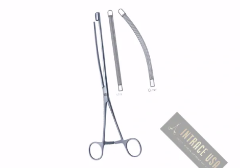 Nussbaum Clamp Forcep - Precision Stainless Steel Surgical Instrument - Intrace USA