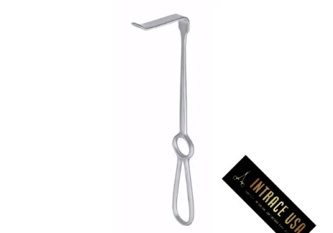 Obwegeser Soft Tissue Retractor - Stainless Steel ENT Surgical Tissue Displacement Tool - Intrace USA