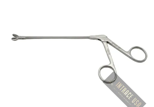 Standard Rectal Biopsy Forceps - Fixed Shaft Stainless Steel Diagnostic Instrument - Intrace USA