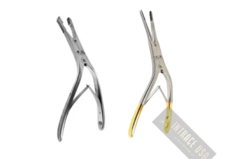 Rubin Septum Forceps - Surgical Grade Stainless Steel and Tungsten Carbide Septal Cartilage Morselizer Instrument - Intrace USA