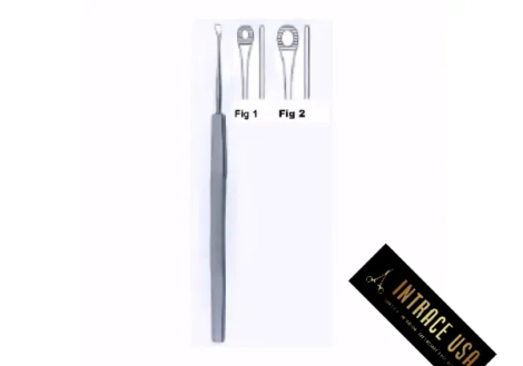 Shapleigh Curette - Surgical Grade Serrated Ear Loop for Cerumen Removal - Intrace USA