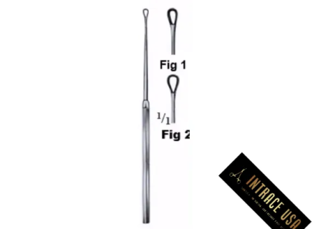 Snellen Ear Loop - Surgical Grade Wire Loop Instrument for Ear Wax Removal - Intrace USA