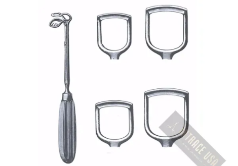 St. Clair-Thompson Adenoid Curette - Surgical Grade Stainless Steel ENT Instrument - Intrace USA