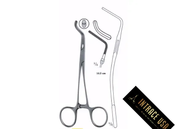 Subramanian Neonatal and Pediatric Aortic Clamp - Surgical Grade Pediatric Aortic Instrument - Intrace USA