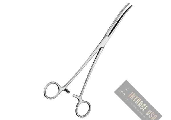 Toennis Hemostatic Forceps - Stainless Steel Serrated and Toothed Surgical Clamping Tool - Intrace USA