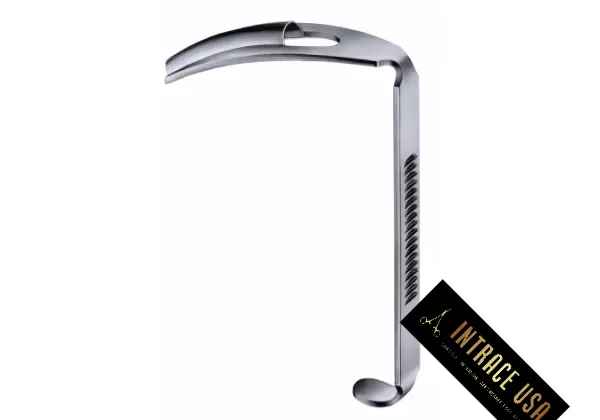 Tongue Blade - Stainless Steel ENT Surgical Mouth Gag Attachment - Intrace USA