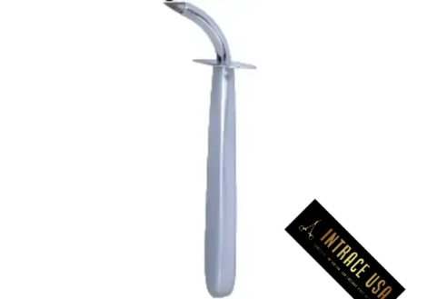 Uckermann Tracheal Trocar - Surgical Grade Curved Tracheotomy Trocar - Intrace USA