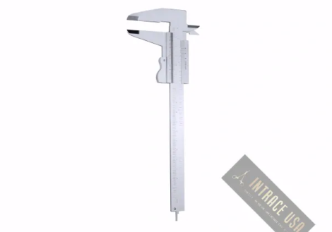 Precision Vernier Caliper - Stainless Steel Diagnostic Measurement Tool - Intrace USA