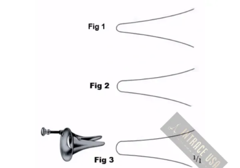 Voltolini Nasal Speculum - Surgical Grade Stainless Steel Self-Retaining Nasal Dilation Instrument - Intrace USA
