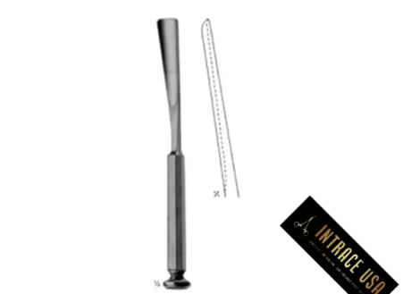 Walter Nasal Gouge - Surgical Grade Stainless Steel Bone and Cartilage Cutting Instrument - Intrace USA