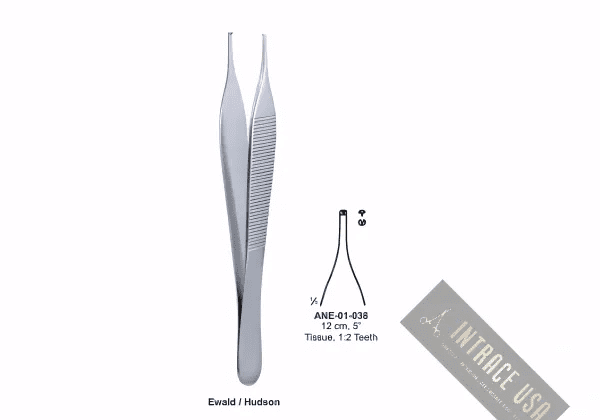 Ewald / Hudson 12 cm, 5” Tissue, 1:2 Teeth