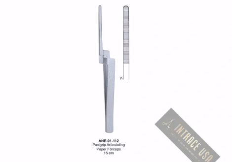 Posigrip Articulating Paper Forceps 15 cm