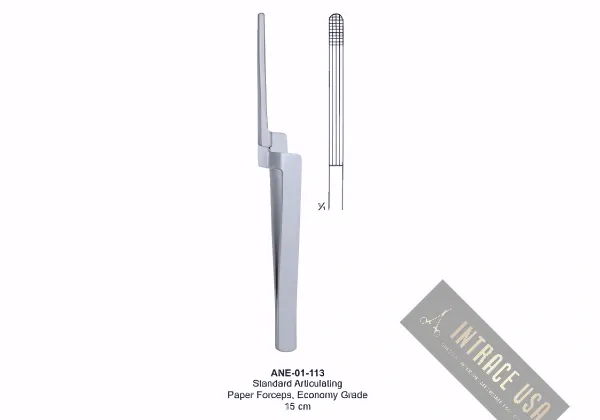 Standard Articulating Paper Forceps, Economy Grade 15 cm