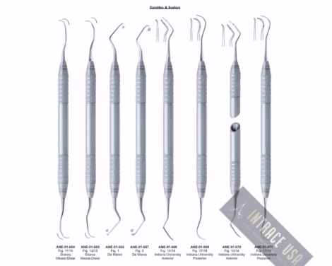Indiana University Posterior Curettes & Scalers Fig. 17/18