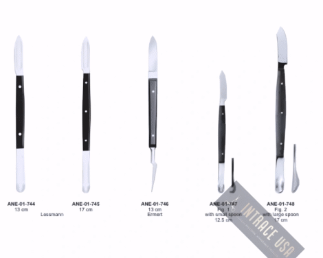 Wax Knives with large spoon Fig. 2 17 cm