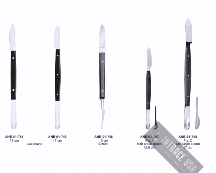 Wax Knives with large spoon Fig. 2 17 cm