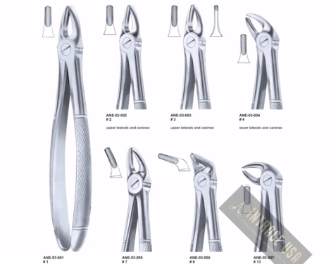 Extracting Forceps lower premolars Fig. 13